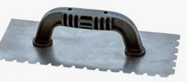 Bona V-Notched Trowel 1000F 5/32" x 5/32" x 5/32" with Wood Handle