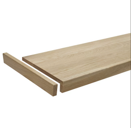 Loose Retrofit Return Red Oak Unfinished Square