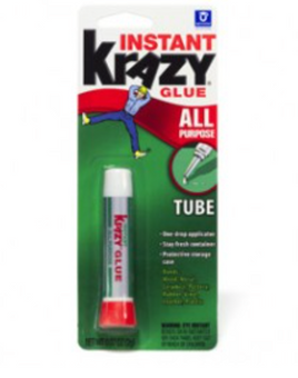 ELMER'S KG-585 KRAZY GLUE 2 GRAMS ALL PURPOSE INSTANT GLUE