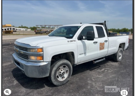 CAR09  2015 Chevrolet  Silverado 2500 LT 4x2 Crew Cab Pickup 1GC2CUEG2FZ108766 TILE  BR849120  REG 09/2026 Rental