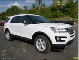 CAR18 2016 WHITE FORD EXPLORER 1FM5K8AR1GGA86802. TILE BR711455 REG 09/2026. Rental