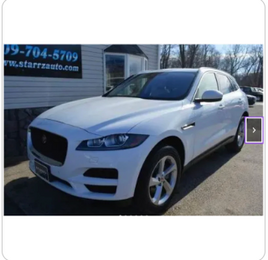 CAR12 2018 White Jaguar SUV Rental