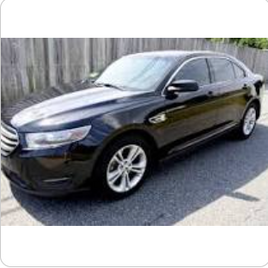 CAR01  2013 Black Ford Taurus Car Rental Wagon Reg 07/2025 VIN#1FAHP2MK9DG188722 Plate# L54VUP