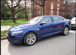 CAR02  2016 blue Ford Taurus Car Rental Wagon Reg 07/2026 VIN#1FAHP2MK3GG110179  Plate# X87UWM