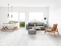 ARIA BIANCO  24 X 48 POLISHED TILE    2pcs/box.  54pcs/crate. 16sqft/box