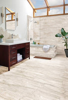 BERNINI BIANCO 12 X 24 POLISHED TILE.     8pcs/box.  256pcs/crate.   16sqft/box
