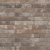 BRICKSTONE RUSTIQUE RED 2 X 18 MATTE BRICK.   32pcs/box.    2112pcs/crate.     8sqft/box