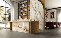 CALACATTA MARBELLA  63 X 126 POLISHED PORCELAIN.     2CM