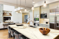 CALACATTA MARBELLA  63 X 126 POLISHED PORCELAIN.     2CM