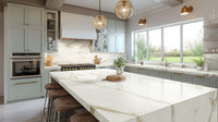 CALACATTA PRICI 63 X 126 POLISHED PORCELAIN.     2CM