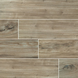 CATALINA TEAK 8 X 48 POLISHED WOOD TILE