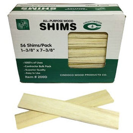 Shims 200D 56 Pack 7-3/8" x 1-3/8"