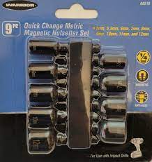 9pc. Quick Change Metric Magnetic Nutsetter Set