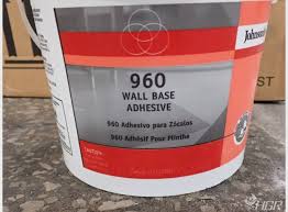 960 Johnsonite Adhesive Wallbase. 4gal