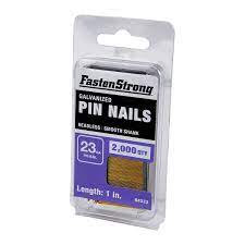 Fasten  Strong Galvanized Pin Nails 23 ga - 1 inch