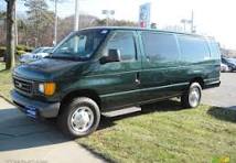 CAR-24 2003 Green Ford Van E350 Plate: P48VDM VIN: 1FBSS31L53HA59570 REG: 11/2025