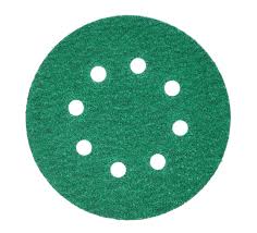 7'' Bona Green Ceramic Siafast Disc Paper 60 Grit 25 Pcs / boxes