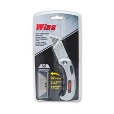 Wiss WKF1 Quick Change Folding Blade Utility Knife w/ 10 Bonus Blades