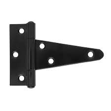 Black t-hinge 4"