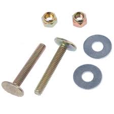 1/4" x 3-1/2" Closet Bolts Brass Plated