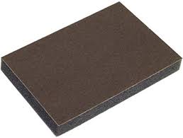 Norton 04070 3" x 4" x 1/2" 80 Grit Flex Sanding Pad