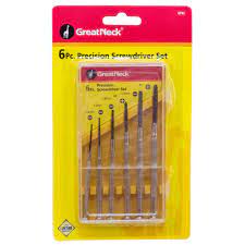 Great Neck GP6C Precision Screwdriver Set 6Pc