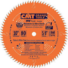 CMT 10'' x 80 Teeth 5/8'' Melamine & Ultra Finish