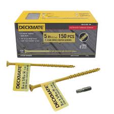 Deckmate 5 x 1/4'' Star Drive Coated Screws