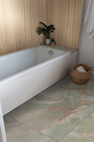 EXOTIKA VERDE VIVO 24 X 48 POLISHED TILE.       2pcs/box.  64pcs/crate.     16sqft/box