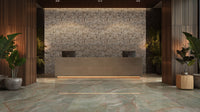 EXOTIKA VERDE VIVO 24 X 48 POLISHED TILE.       2pcs/box.  64pcs/crate.     16sqft/box