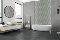 LEGIONS MIDNIGHT MONTAGE 24 X 48 MATTE TILE               2pcs/box.    64pcs/crate.   16sqft/box