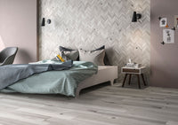 HAVENWOOD PLATINUM 12 X 15 MATTE CHEVRON MOSAIC         8pcs/box.   256pcs/crate.  10sqft/box