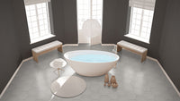 HEXLEY DOVE 9 X 10.5 MATTE HEXAGON TILE  14pcs/box.    840pcs/crate    6.88sqft/box