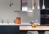 HEXLEY DOVE 9 X 10.5 MATTE HEXAGON TILE  14pcs/box.    840pcs/crate    6.88sqft/box
