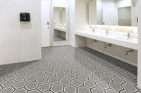 HEXLEY HIVE 9 X 10.5 MATTE HEXAGON TILE.       14pcs/box.    840pcs/crate    6.88sqft/box