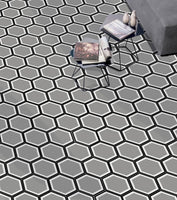 HEXLEY HIVE 9 X 10.5 MATTE HEXAGON TILE.       14pcs/box.    840pcs/crate    6.88sqft/box