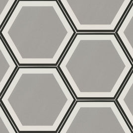 HEXLEY HIVE 9 X 10.5 MATTE HEXAGON TILE.       14pcs/box.    840pcs/crate    6.88sqft/box
