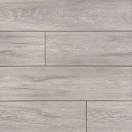 BALBOA ICE 6 X 24 MATTE  WOOD LOOK TILE.   17pcs/box.   680pcs/crate.   16.77sqft/box