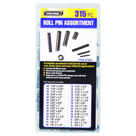 STOREHOUSE Roll Pin Assortment, 315 Piece