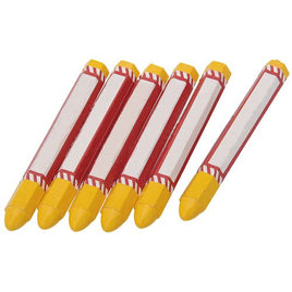 Yellow Marking Crayon 6 Pack