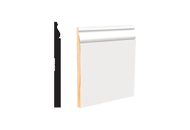 9/16-in x 5-1/4-in x Colonial Primed Pine L 163E Baseboard Moulding