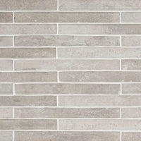 BRICKSTONE IVORY  2 X 18 MATTE BRICK.   32pcs/box.   2112pcs/crate.  8sqft/box