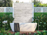 BRICKSTONE IVORY  2 X 18 MATTE BRICK.   32pcs/box.   2112pcs/crate.  8sqft/box