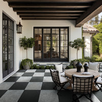 LEGIONS MIDNIGHT MONTAGE 24 X 24 MATTE TILE               4pcs/box.    120pcs/crate.   16sqft/box