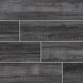 BELMOND OBSIDIAN  8 X 40 MATTE WOOD LOOK TILE