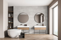 OXIDE BLANC 24 X 48 MATTE TILE.     2pcs/box  80pcs/crate.  16sqft/box