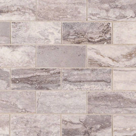 BERNINI CARBONE 2 X 4 POLISHED MOSAIC.    8pcs/box.  504pcs/crate.  8sqft/box