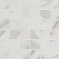 PIETRA CALACATTA 2 X 2 MATTE MOSAIC.     8pcs/box.    384pcs/crate.   7.76sqft/box