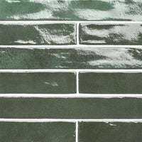 FLAMENCO RACING  GREEN 2 X 18 GLOSY TILE     32pcs/box.   2112pcas/crate   8sqft/box