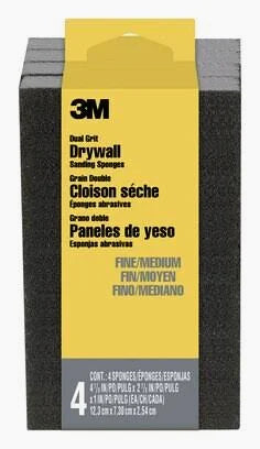 3M SDual Grit square Drywall 4 pieces